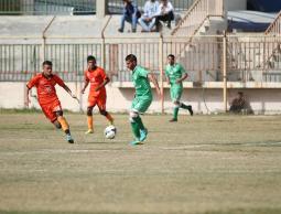 جانب من مباراة اتحاد خانيونس والشجاعية