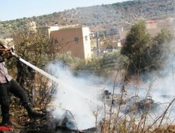 اخماد حريق في الضفة المحتلة (الأرشيف)