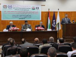 جانب من حفل تدشين مشروع تطوير قسم العناية المركزة بمستشفى الشفاء