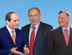 نتنياهو والسيسي والملك عبد الله