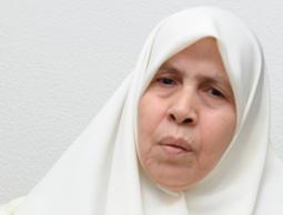 مريم فرحات ( أم نضال ) النائب في المجلس التشريعي الفلسطيني عن كتلة التغيير و الإصلاح