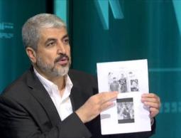 مشعل خلال لقائه عبر الجزيرة