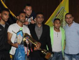 جانب من تكريم الهداف الحواجري