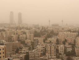 إحدى المدن الأردنية التي ضربتها العاصفة الأردنية