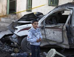 صورة من مكان انفجار في العراق (الأرشيف)