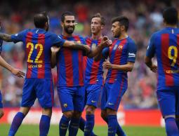 لاعبو برشلونة