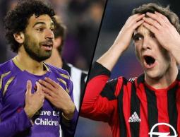 شيفشنكو يمينا ومحمد صلاح يسارا