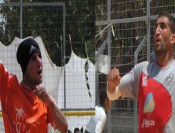 من اليمين: فادي جابر, ومعتز النحال