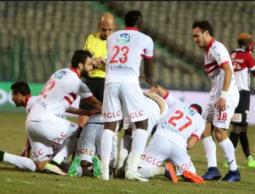 فرحة لاعبي الزمالك بالفوز