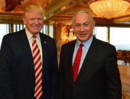 نتنباهو خلال زيارته لترامب 