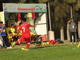 جانب من مباراة الأهلي وخدمات النصيرات