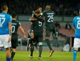 فرحة لاعبي السيتي بالفوز