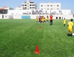 جانب من استعدادات المنتخب الفلسطيني للبطولة 