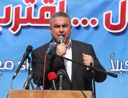 خلال كلمة القيادي في حركة حماس د. إسماعيل رضوان
