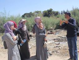 جانب من المسار