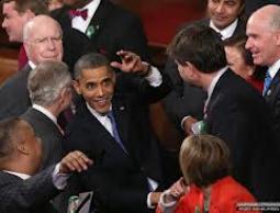 أوباما وأعضاء في الكونغرس (أرشيف)