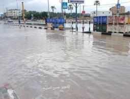 غرق شارع صلاح الدين