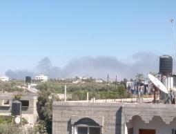 اندلاع حريق بموقع للاحتلال شرق الوسطى  
