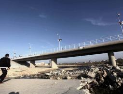 جسر وادي غزة بعد الترميم