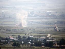 سقوط قذيفة سورية على اسرائيل(أرشيف)