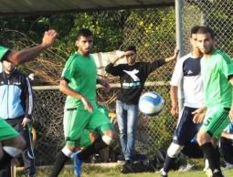 جانب من مباراة المجمع الإسلامي والجزيرة