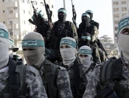 خلال مسير عسكري لكتائب القسام