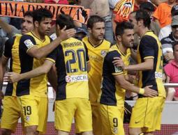 فريق أتلتيكو مدريد متصدر الدوري الإسباني