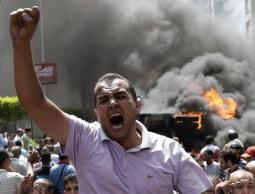 أحد معتصمين ميدان رابعة العدوية 