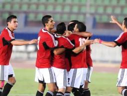 فرحة لاعبي منتخب مصر