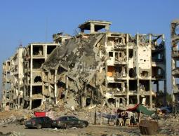 أثار العدوان على أبراج شمال قطاع غزة