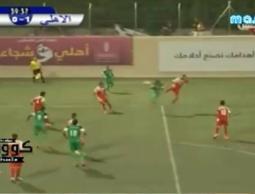 لحظة تلقي الصباحين الكرة