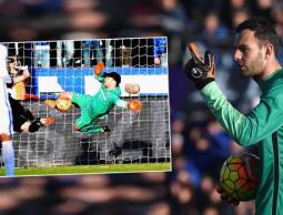 لحظة تصدي هاندانوفيتش لكرة سيغاريني