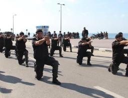 عرض عسكري في غزة (الأرشيف)