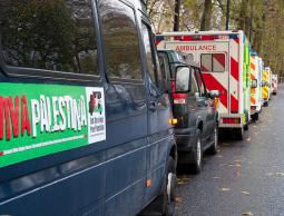 صورة أرشيفية لقافلة 