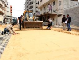 جانب من المشاريع القطرية في غزة