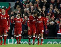 فرحة لاعبي ليفربول بالفوز