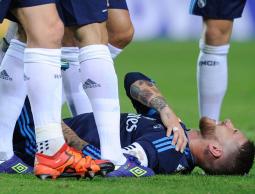 لحظة إصابة راموس أمام إشبيلية