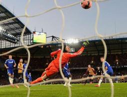 جانب من أحد مباريات الدوري الإنجليزي