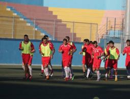 جانب من تدريبات الوطني