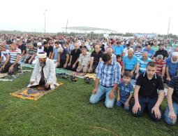 صلاة عيد الأضحى في غزة (الأرشيف)