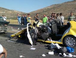 حادث سير في نابلس 