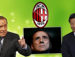 الرئيس الصيني يمينا وبيرلسكوني يسارا