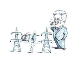 صورة تعبيرية من رسم الفنان مجد الهسي 