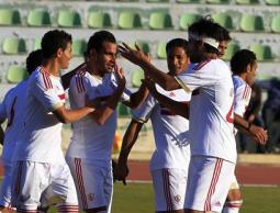 فرحة لاعبي الزمالك بالفوز