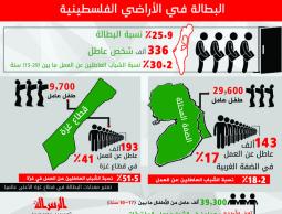 انفوجرافيك البطالة