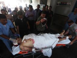 خلال نقل اصابة في غزة (أرشيف)