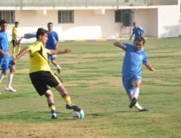 جانب من مباراة الزوايدة والقرارة