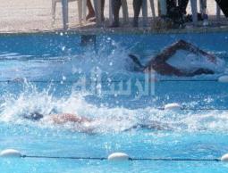 جانب من أحد سباقات السباحة الماضية