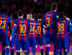 لاعبو برشلونة