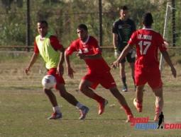 جانب من تدريبات المنتخب الوطني